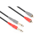 Monacor - Cord aud 6,35/RCA - CX324-3