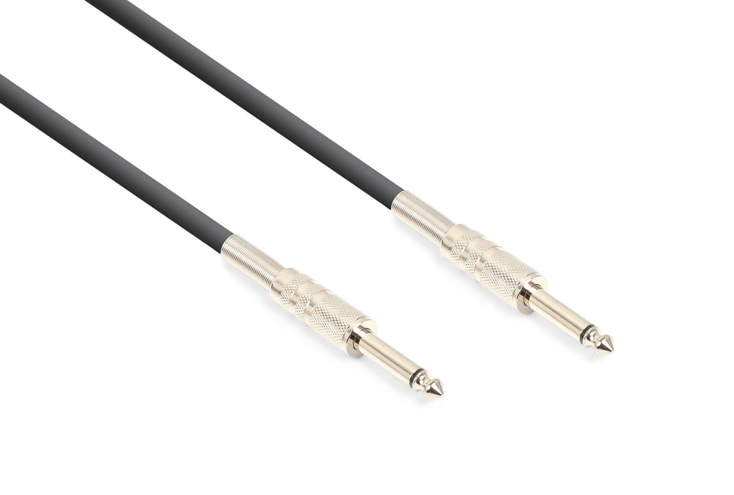 Sodel - Cordon guitare jack 6,35 mâle mono / jack 6,35 mâle mono, 6 m, noir - CX355-6