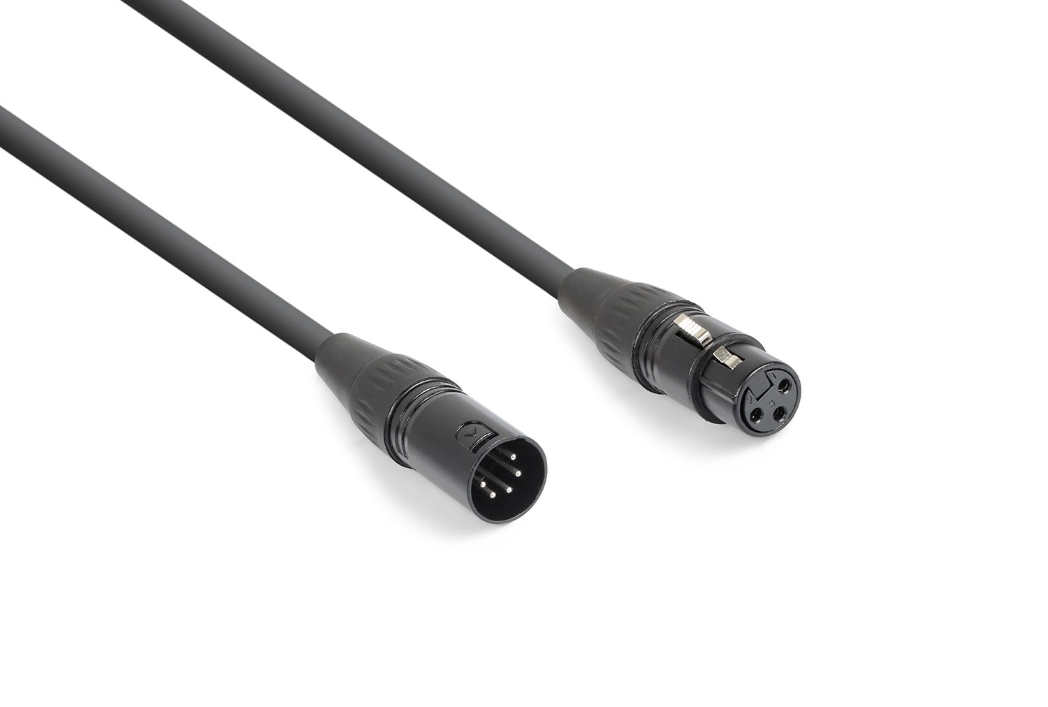 Sodel - Cordon DMX 3-PIN XLR femelle / 5-PIN XLR mâle, 10 cm - CX105