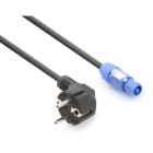 Monacor - Cordon secteur Powerconnecteur / Schuko 1,5 m - CX12-1