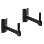 Monacor - Support mural pour enceinte, 25 kg, par paire, inclinable - WMS-05