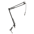 Monacor - Pied bras de table pour micro, avec câble - TS05