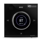 Monacor - Amplificateur stéréo, écran LCD intégré,USB, MicroSD, BT, 4 x 25 W, noir - B100B
