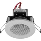 Monacor - Haut-parleur Public adress, encastré, 100 V, 6 W, blanc