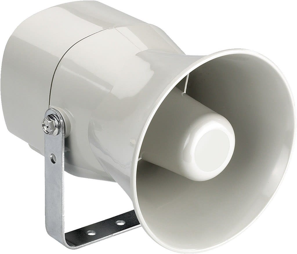 Monacor - Haut-parleur Public adress, chambre de compression, 100 V, 25 W, IP54