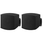 Monacor - Enceinte PA, 2x, 6W,min., noir