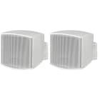 Monacor - Enceinte Public adress, 100 V, 8 ?, 6 W, miniatures, (paire), blanches
