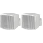 Monacor - Enceinte PA,2x, 6W,min., blanc