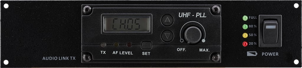 Monacor - Emetteur UHF, PLL, TXA-1020