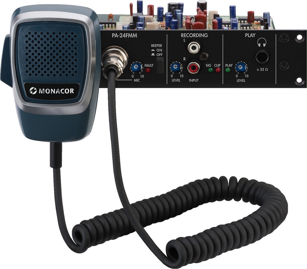 Monacor - Module PA, annonces urgence