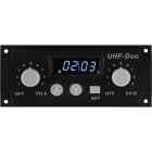 Sodel - Module récepteur sans fil UHF 2 x 16 fréquences 863-865 MHz 2 canaux pour TXA-