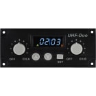 Monacor - Module récepteur sans fil UHF 2 x 16 fréquences 863-865 MHz 2 canaux pour TXA-