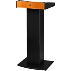 Sodel - Pupitre discours avec système audio sans fil 2 canaux, ampli mixeur 80 W