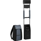 Monacor - Porte voix portable 50 W, USB, MP3, BT, forme sac à dos