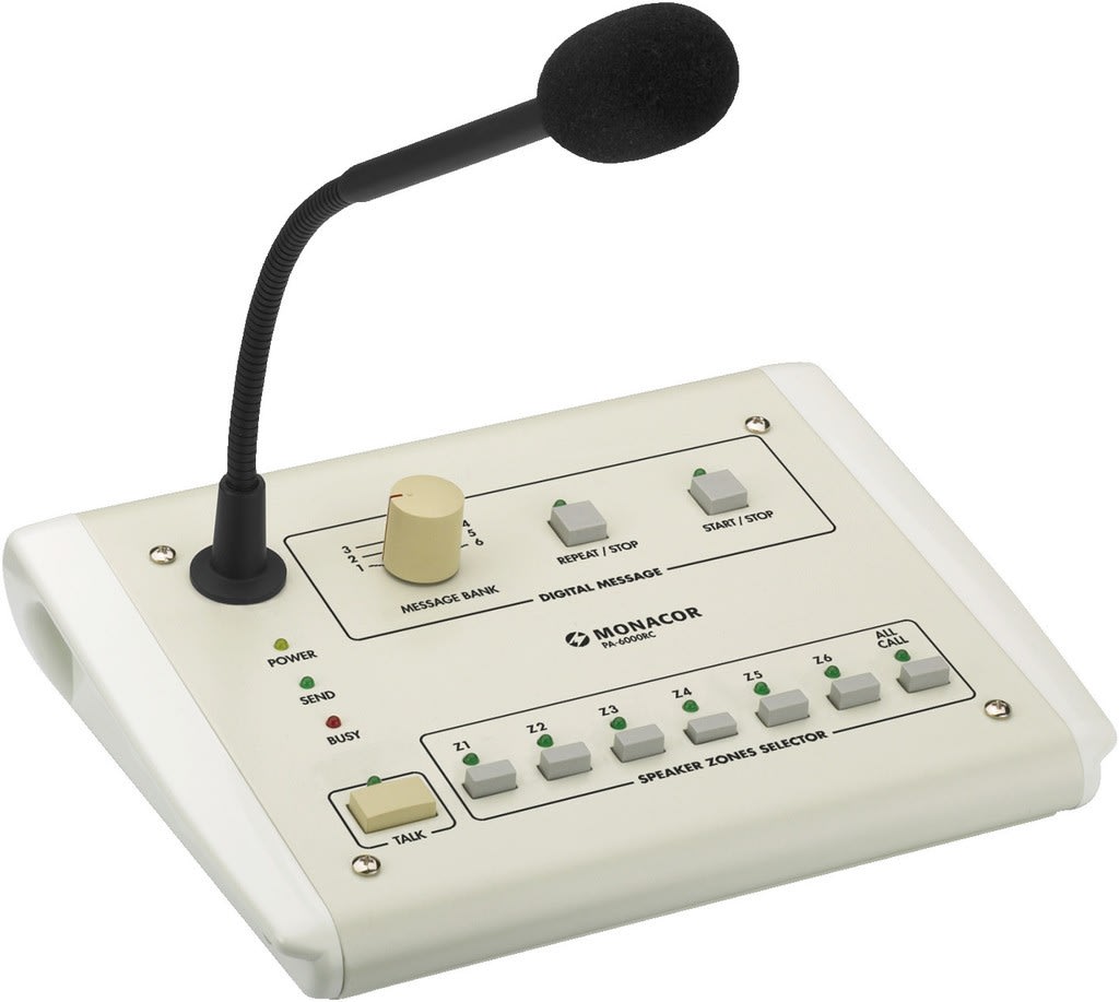 Monacor - Micro PA pourPA-6240,6480,6600