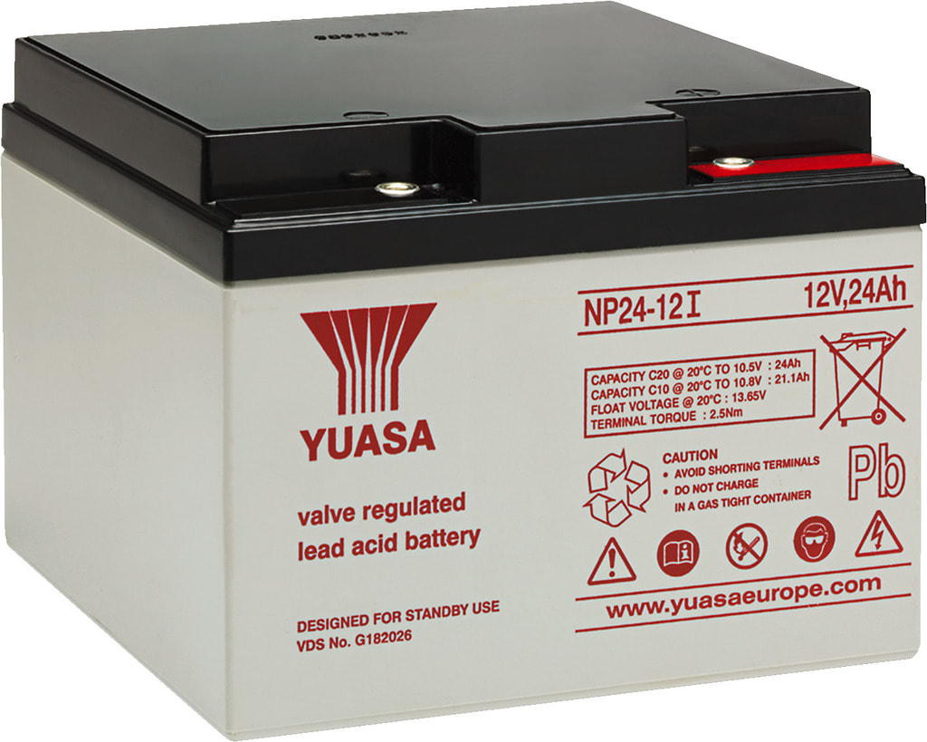 Monacor - Batterie rechargeable acide plomb VRLA 12V 24Ah