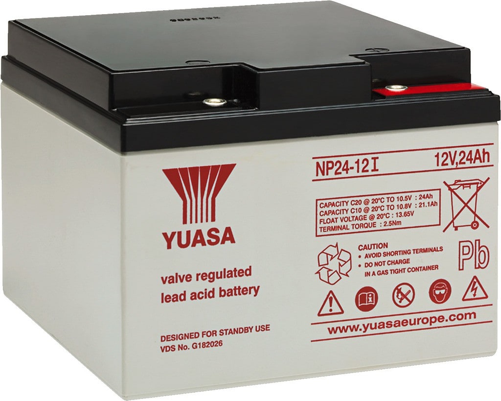 Sodel - Batterie rechargeable acide plomb VRLA 12V 24Ah