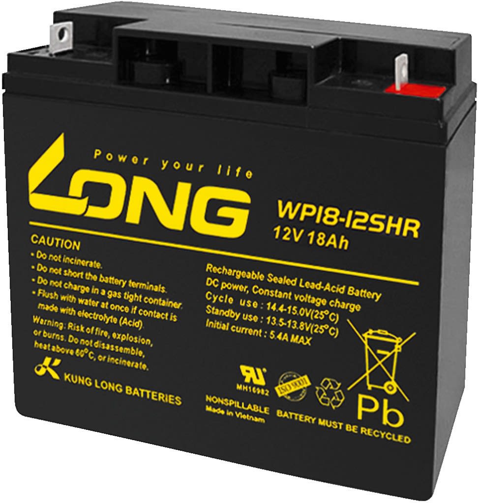 Monacor - Batterie 12V 18Ah pour SKYROCK