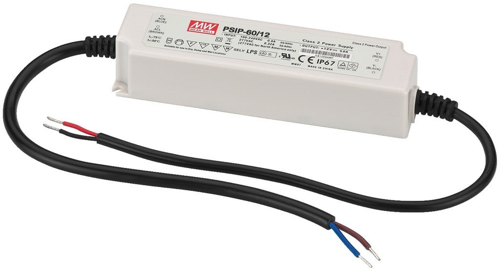 Sodel - Alimentation à découpage, LED, 12 V= / 5 A, IP67