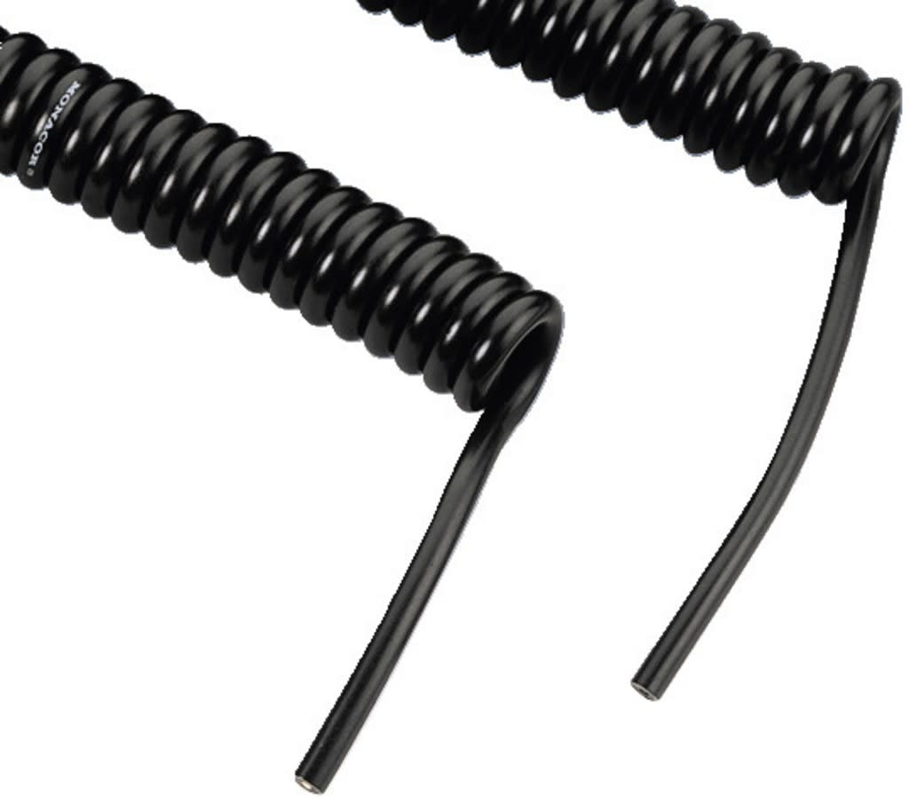Monacor - Cordon micro spiralé, ø 5 mm