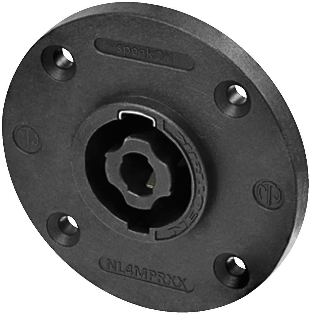 Monacor - Connecteur châssis speakon femelle 4 pôles - NEUTRIK