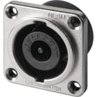 Monacor - Connecteur châssis speakon femelle 8 pôles métal - NEUTRIK