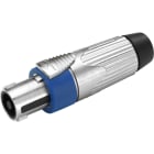 Sodel - Fiche speakon femelle 4 pôles métal - NEUTRIK