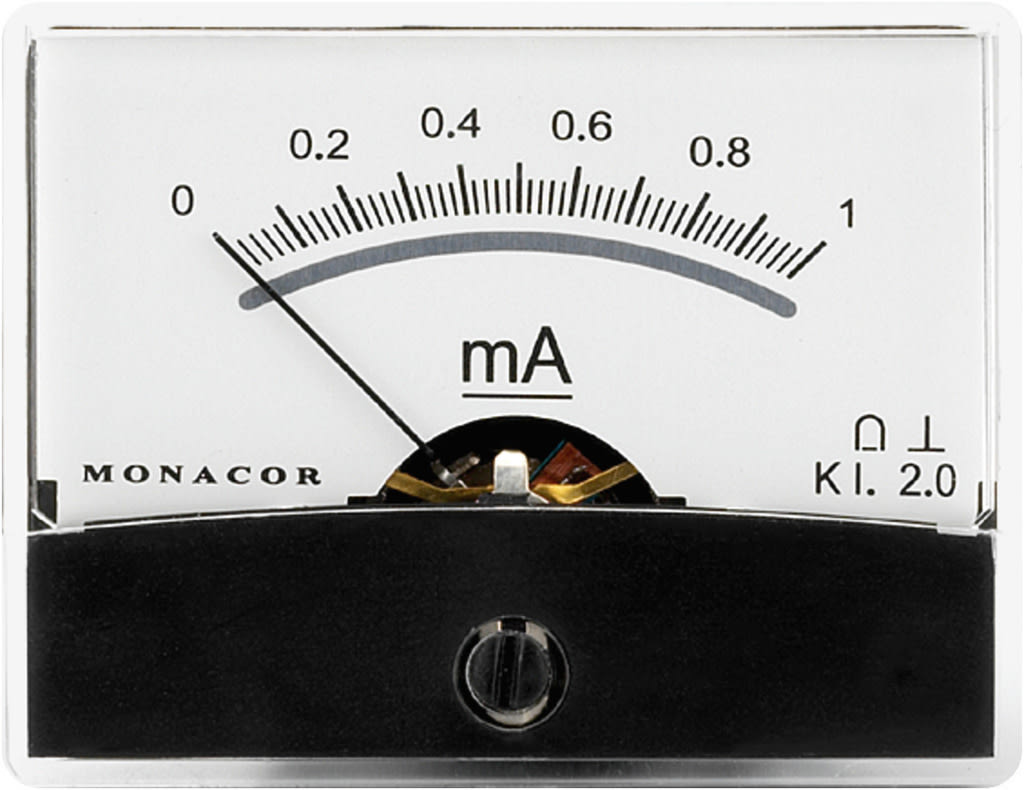 Monacor - Galvanometre, 1 mA
