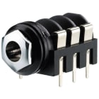 Monacor - Fiche jack 6,35 femelle châssis stéréo