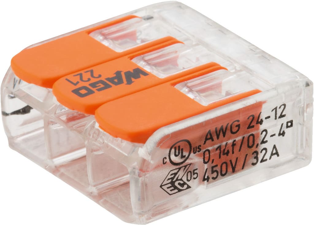 Monacor - Barrette de connexion WAGO 3 conducteurs
