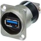Monacor - Fiche châssis USB - NEUTRIK