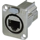 Sodel - Fiche femelle châssis de traversée Cat-6A - NEUTRIK