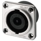 Monacor - Fiche SPEAKON femelle châssis - NEUTRIK