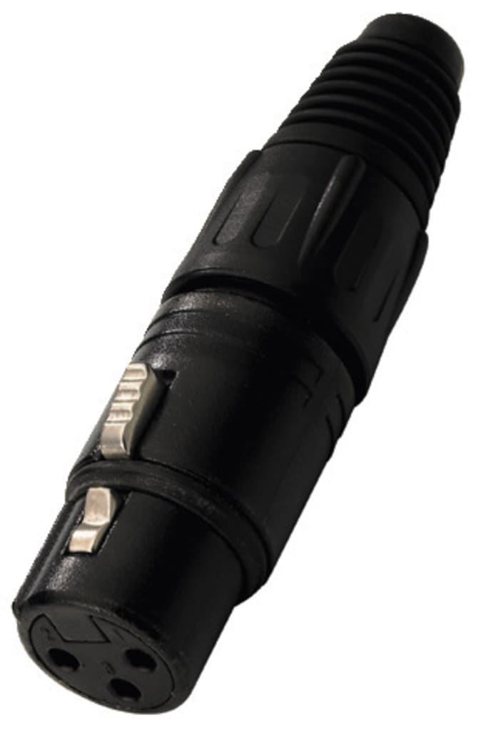 Monacor - Fiche XLR femelle, 3 pôles - NEUTRIK