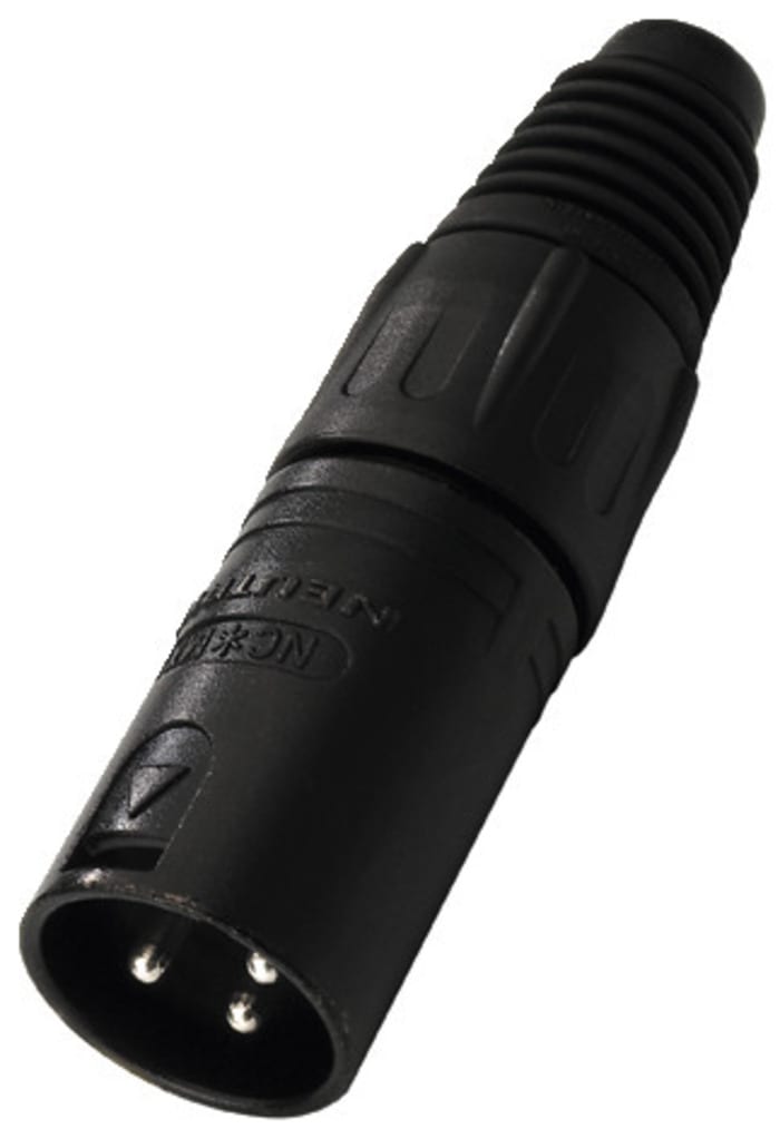 Monacor - Fiche XLR mâle, 3 pôles - NEUTRIK