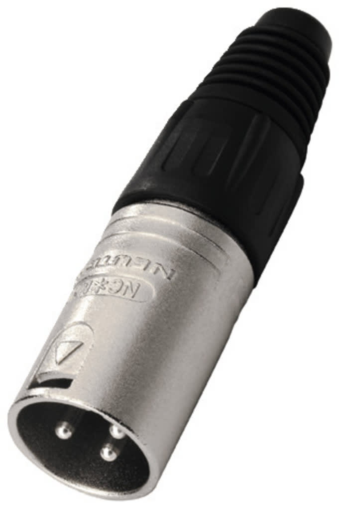 Monacor - Fiche XLR mâle, 3p - NEUTRIK