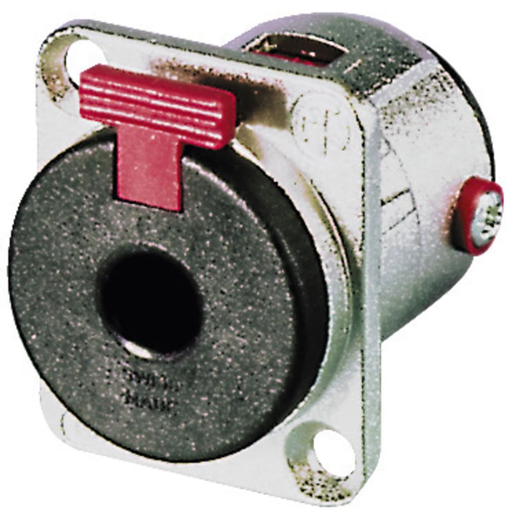 Monacor - Fiche jack 6,35 femelle châssis, stéréo - NEUTRIK