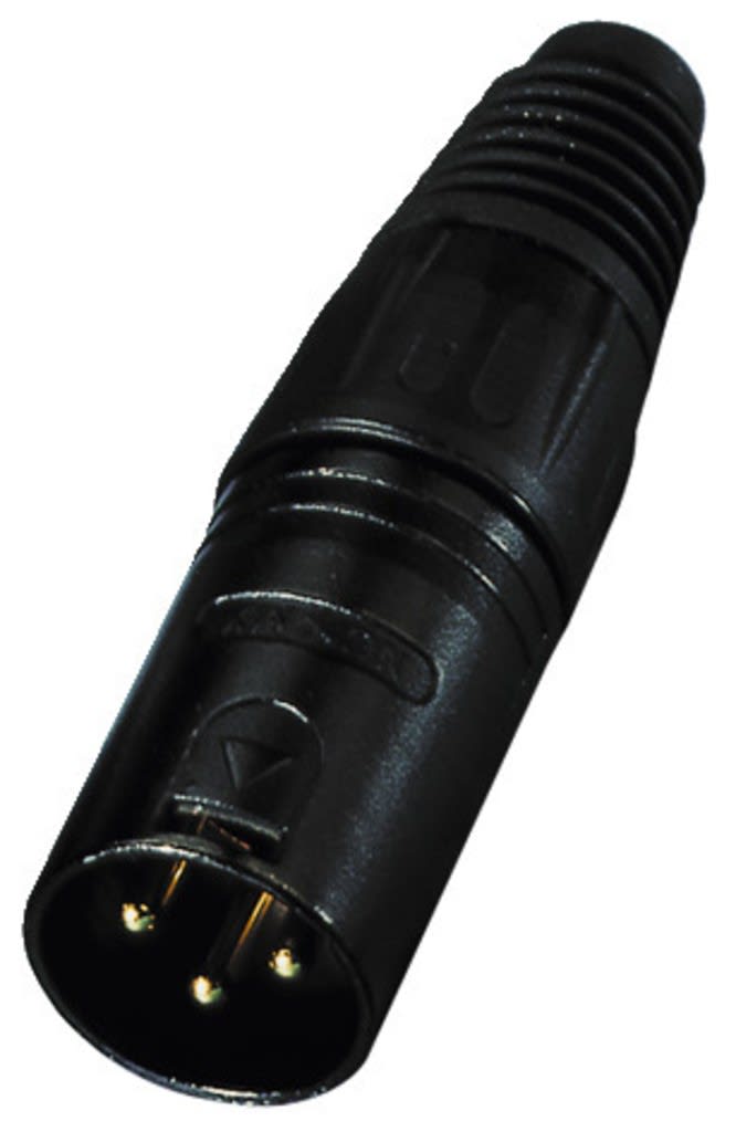 Monacor - Fiche XLR mâle, 3p - NEUTRIK