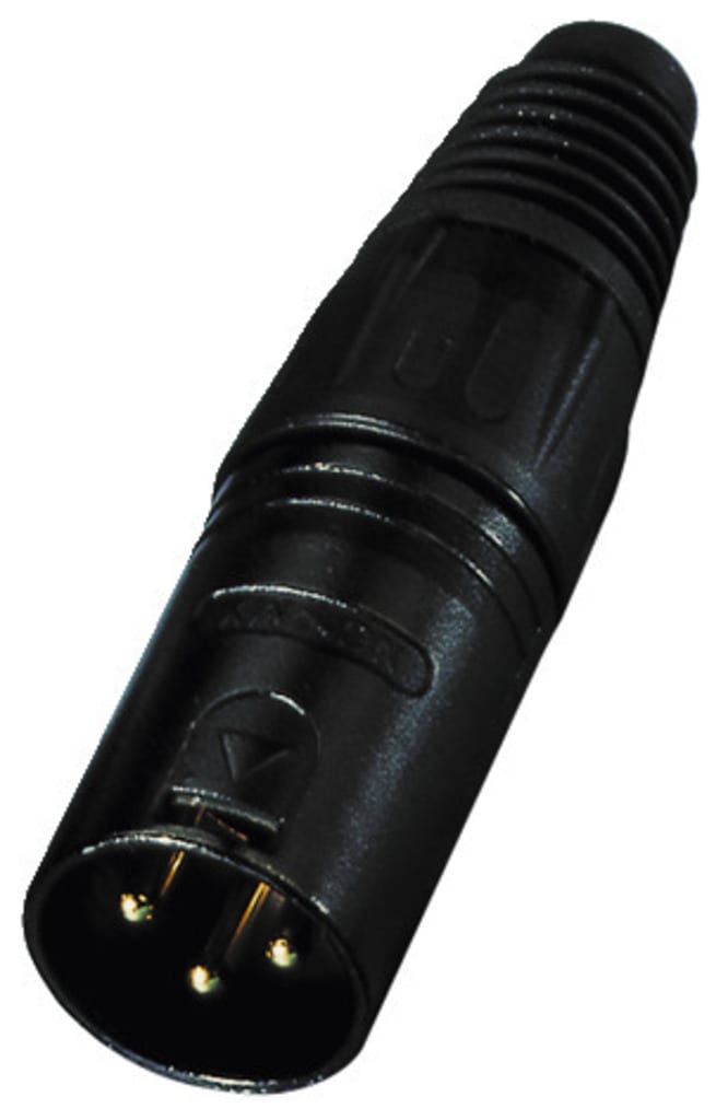 Monacor - Fiche XLR mâle, 3 pôles - NEUTRIK