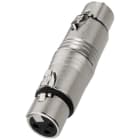 Sodel - Adaptateur XLR 3 pôles femelle / XLR 3 pôles femelle - NEUTRIK