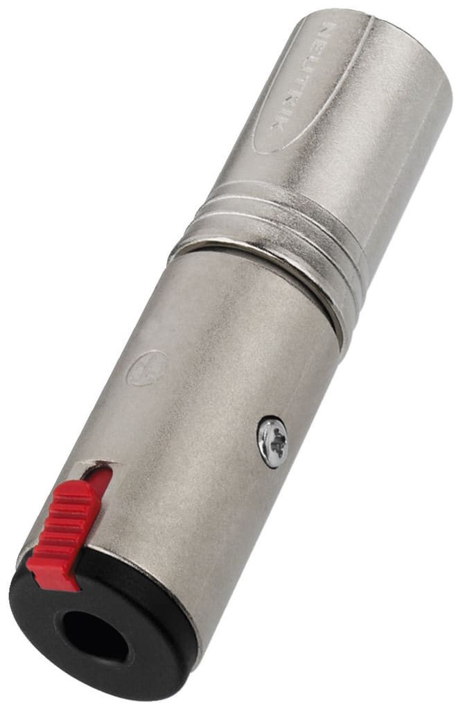 Monacor - Adaptateur XLR / jack 6,35 femelle stéréo - NEUTRIK