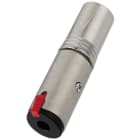 Monacor - Adaptateur XLR / jack 6,35 femelle stéréo - NEUTRIK