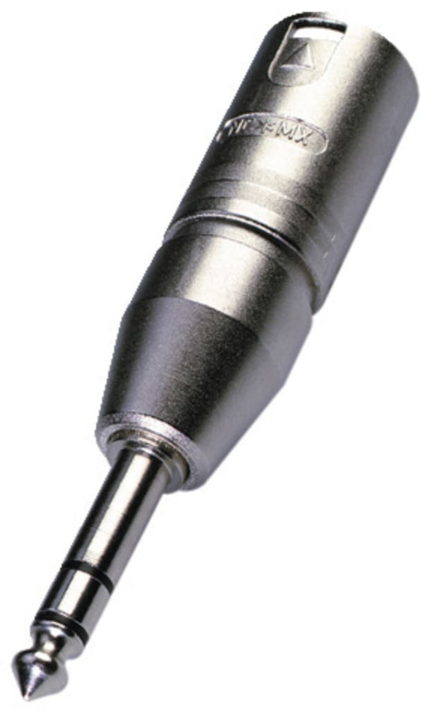 Monacor - Adaptateur XLR / fiche jack 6,35 mâle stéréo, NEUTRIK