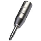 Monacor - Adaptateur XLR / fiche jack 6,35 mâle stéréo, NEUTRIK