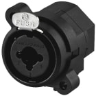 Monacor - Prise Combo châssis femelle mono - NEUTRIK