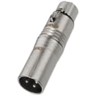 Monacor - Adaptateur XLR 3 pôles mâle / XLR 5 pôles femelle - NEUTRIK