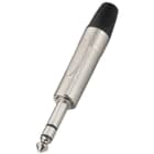 Monacor - Fiche jack 6,35 mâle stéréo - NEUTRIK