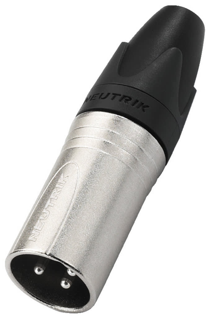 Monacor - Fiche XLR mâle, 3 pôles - NEUTRIK