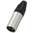 Monacor - Fiche XLR mâle, 3 pôles - NEUTRIK
