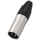 Monacor - Fiche XLR mâle, 3p - NEUTRIK